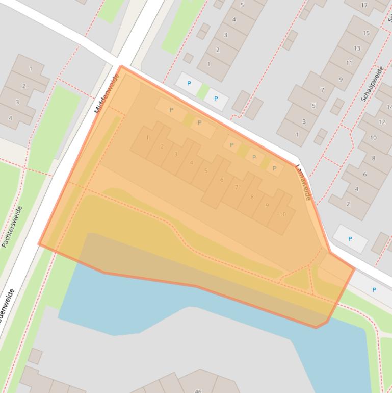 Kaart van postcodegebied 3437ES.