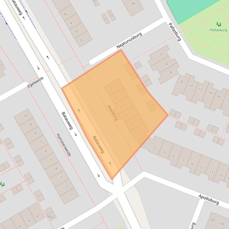 Kaart van postcodegebied 3437GA.