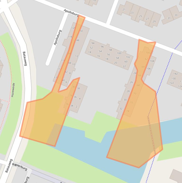 Kaart van postcodegebied 3437GH.