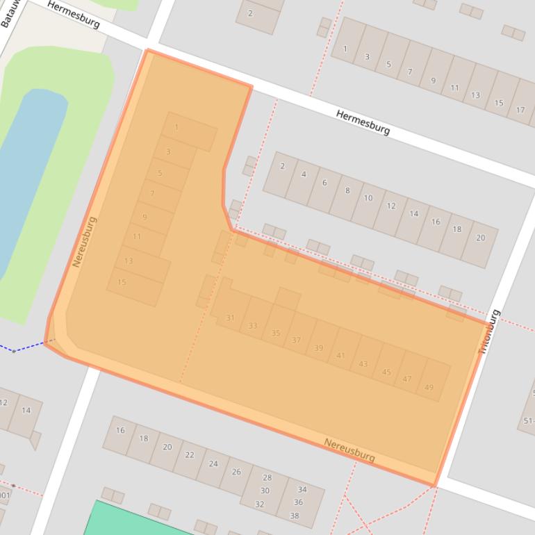 Kaart van postcodegebied 3437HA.