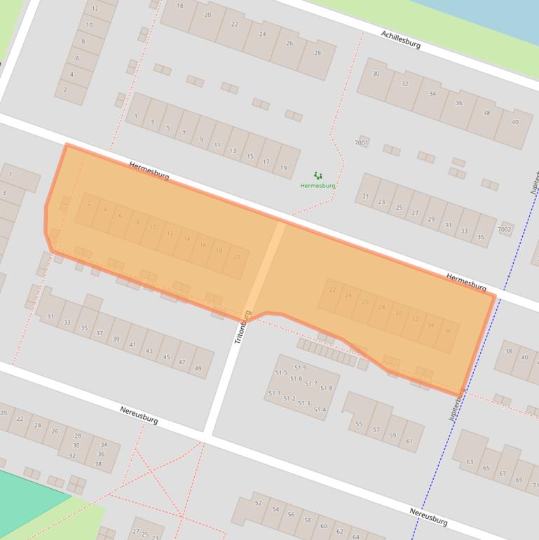 Kaart van postcodegebied 3437HH.