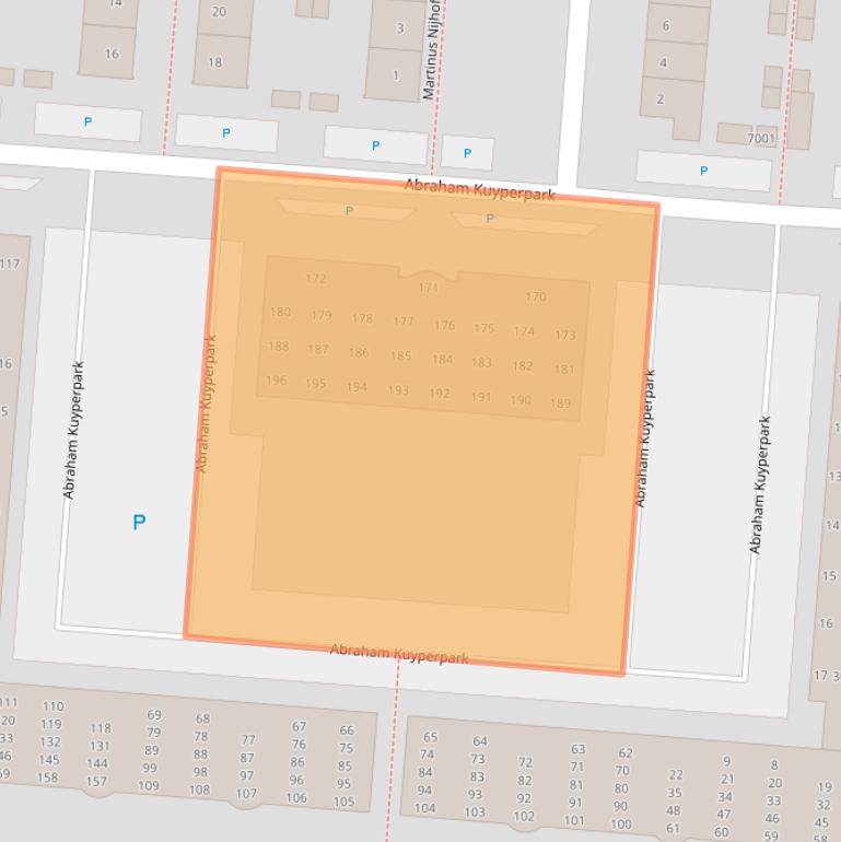 Kaart van postcodegebied 3437JD.