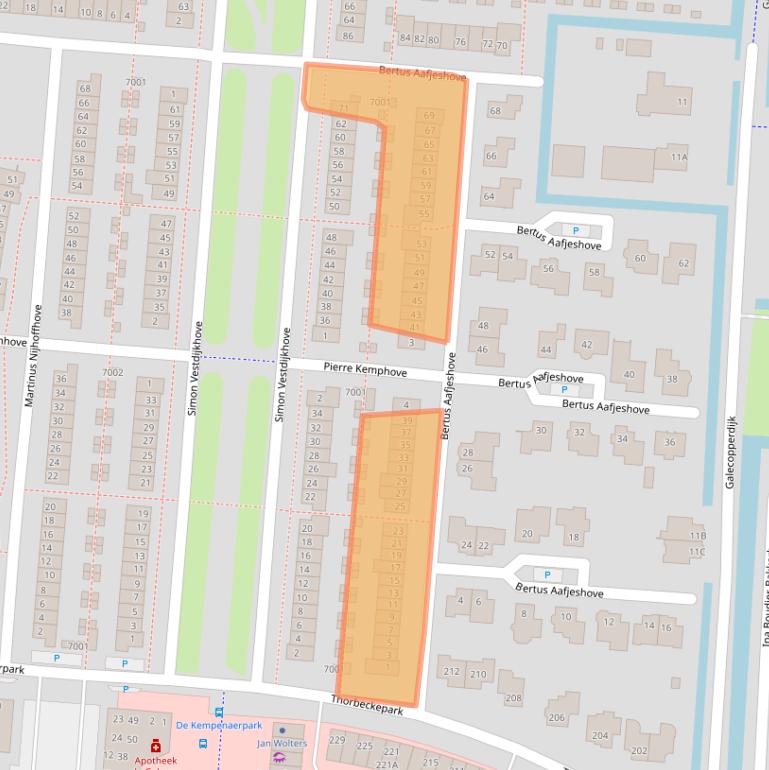 Kaart van postcodegebied 3437JM.