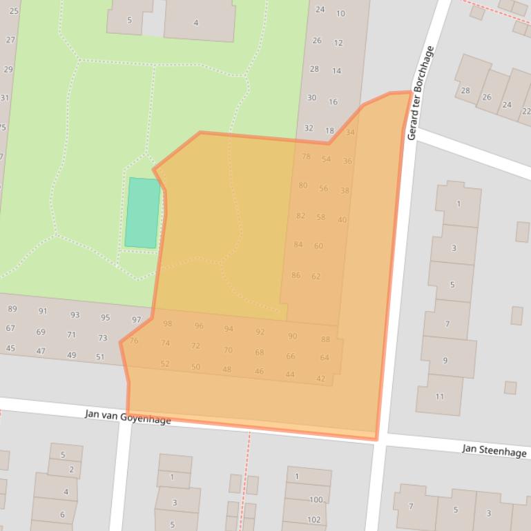 Kaart van postcodegebied 3437KL.