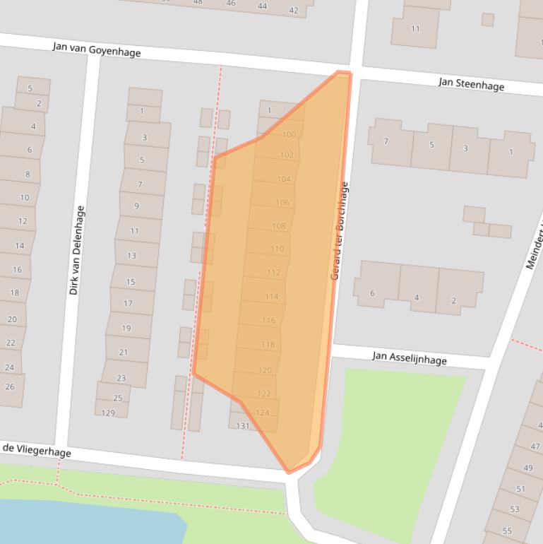 Kaart van postcodegebied 3437KM.