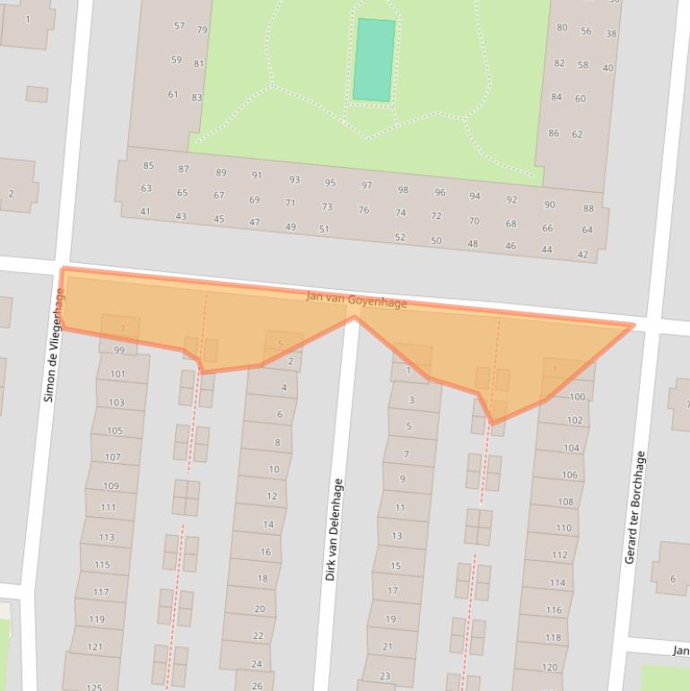 Kaart van postcodegebied 3437KP.