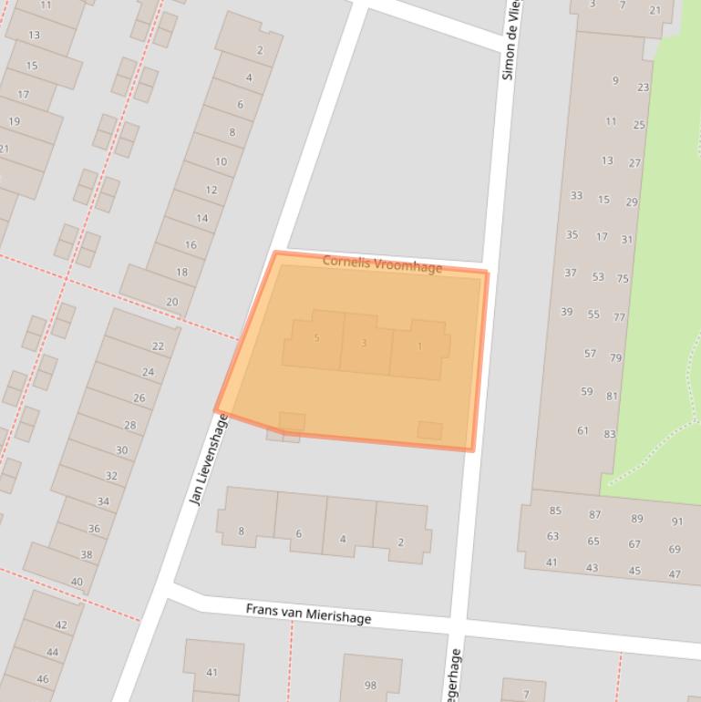 Kaart van postcodegebied 3437KW.