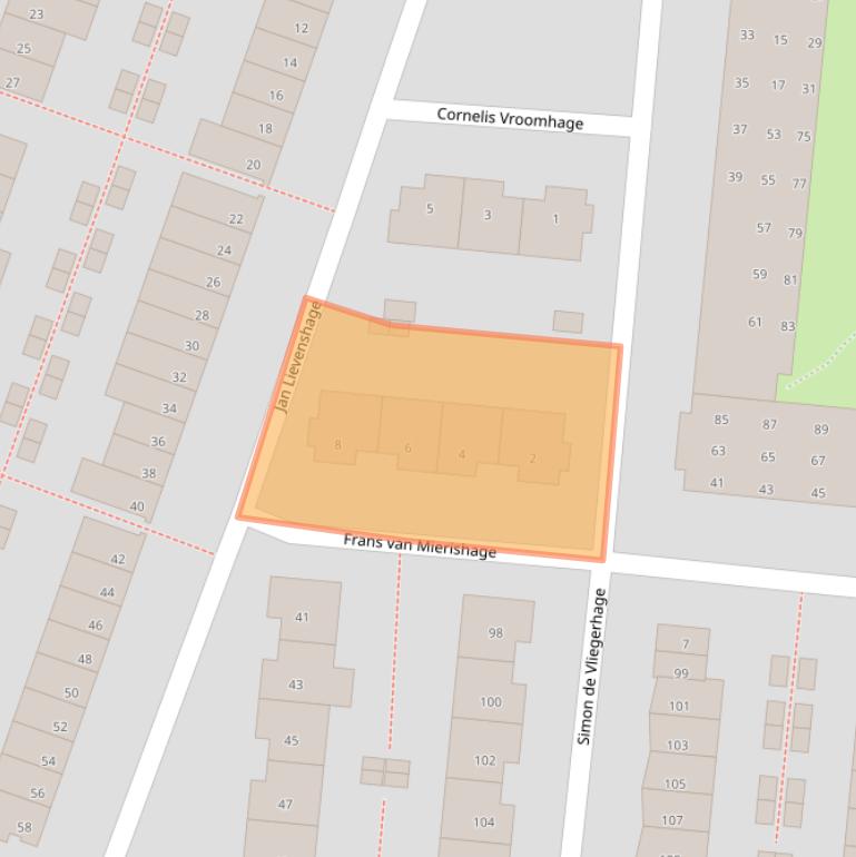 Kaart van postcodegebied 3437KX.
