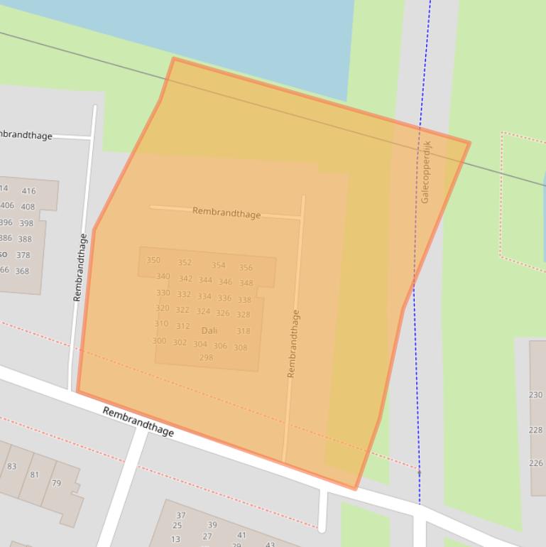 Kaart van postcodegebied 3437PA.
