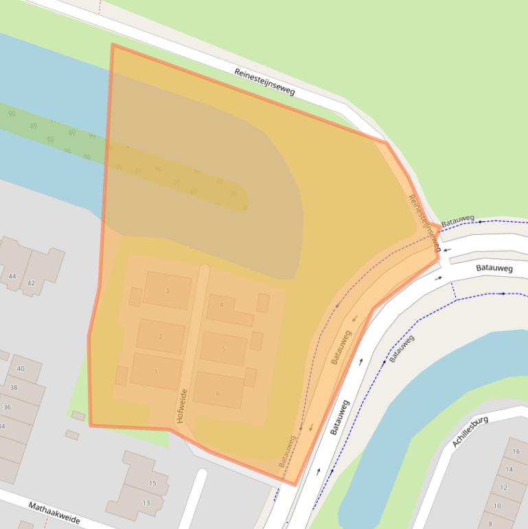 Kaart van postcodegebied 3437PG.