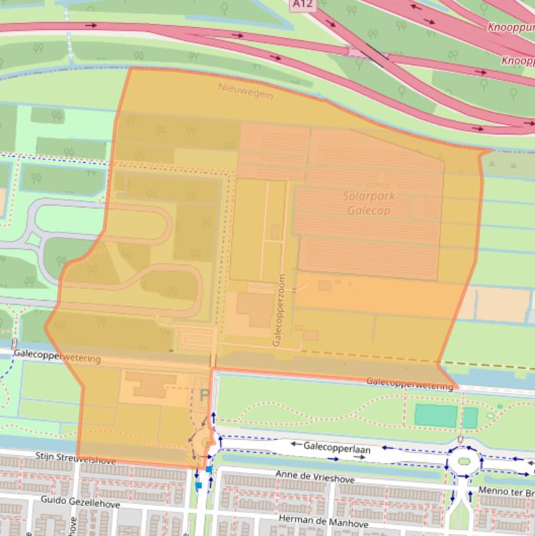 Kaart van postcodegebied 3437PJ.