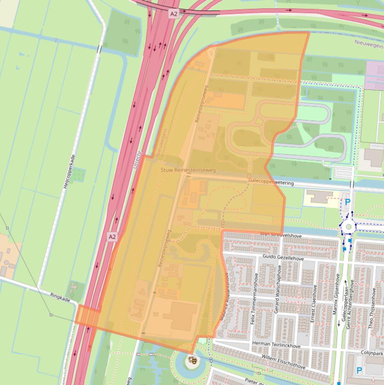 Kaart van postcodegebied 3437PK.