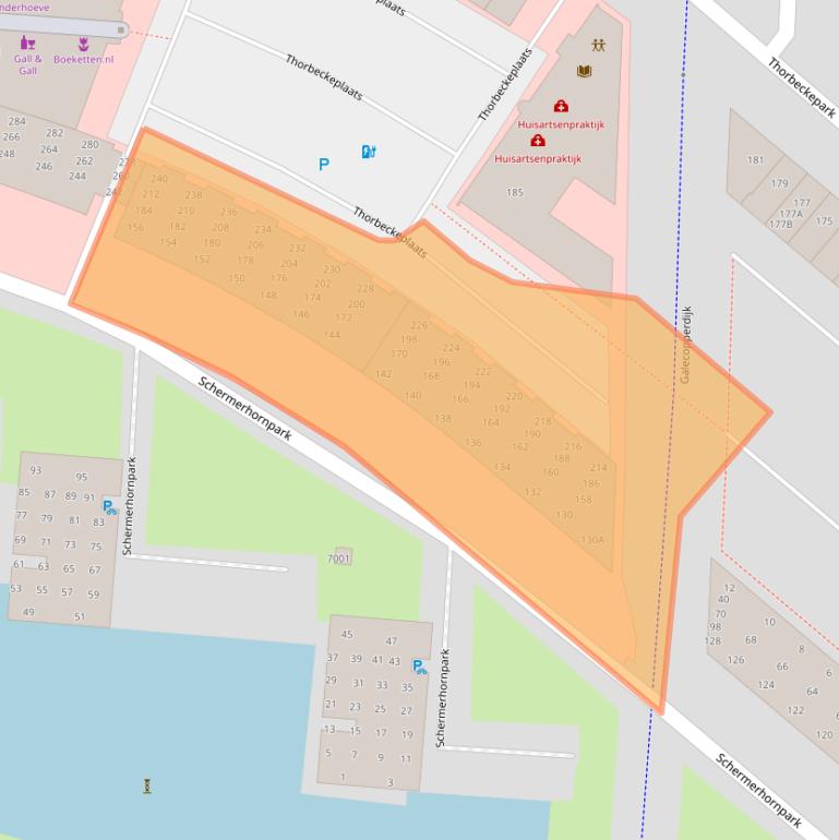 Kaart van postcodegebied 3437PP.