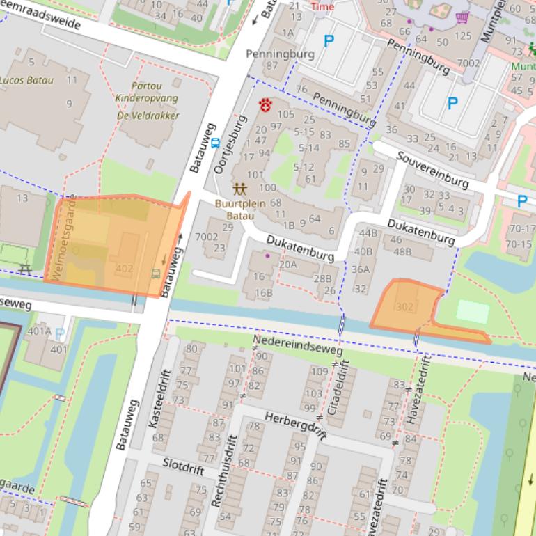 Kaart van postcodegebied 3437PS.