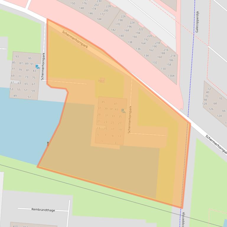 Kaart van postcodegebied 3437PW.