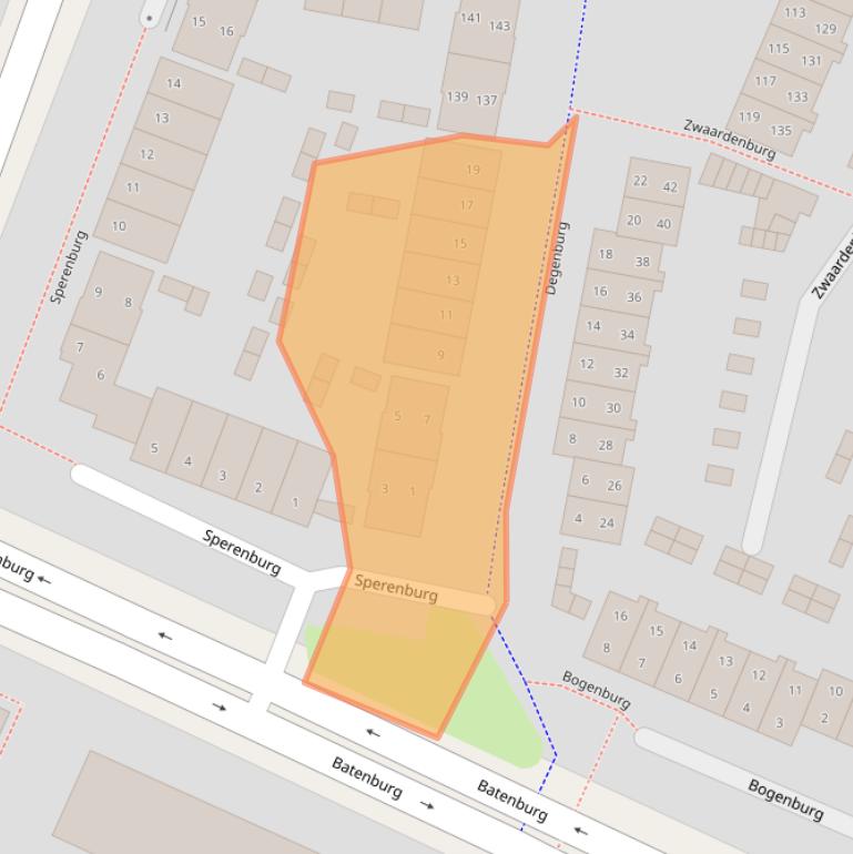 Kaart van postcodegebied 3437RD.