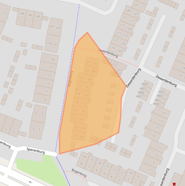 Kaart van postcodegebied 3437RE.