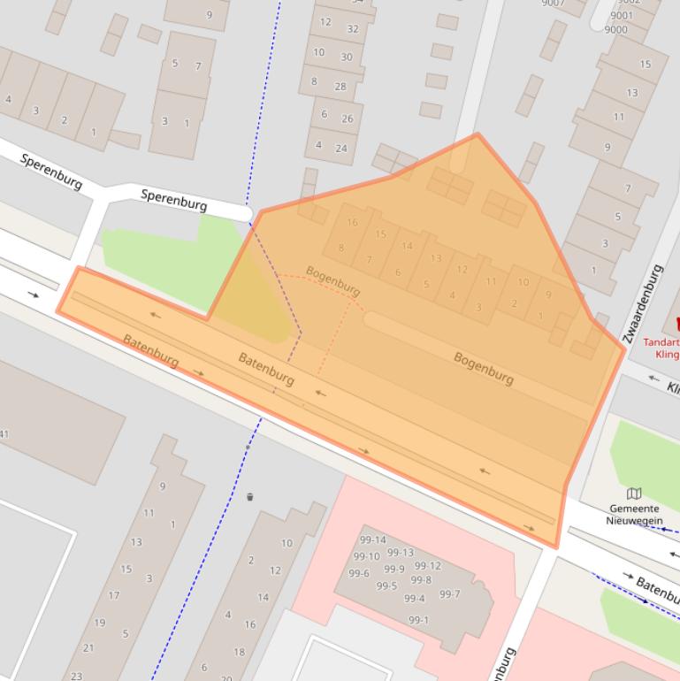 Kaart van postcodegebied 3437RG.