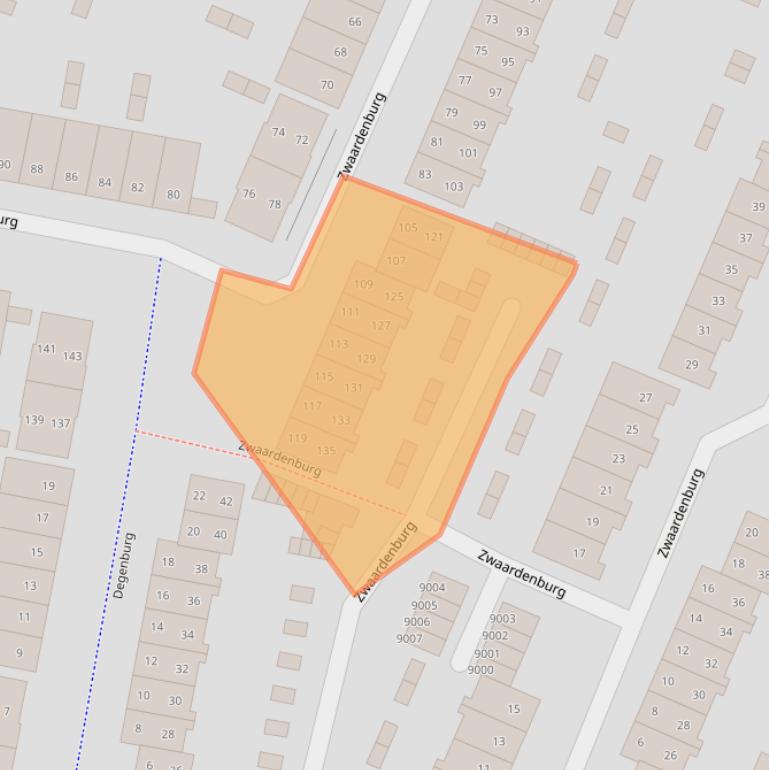 Kaart van postcodegebied 3437RL.