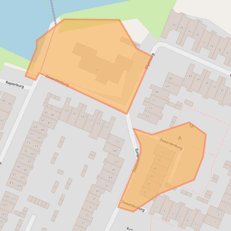 Kaart van postcodegebied 3437RP.