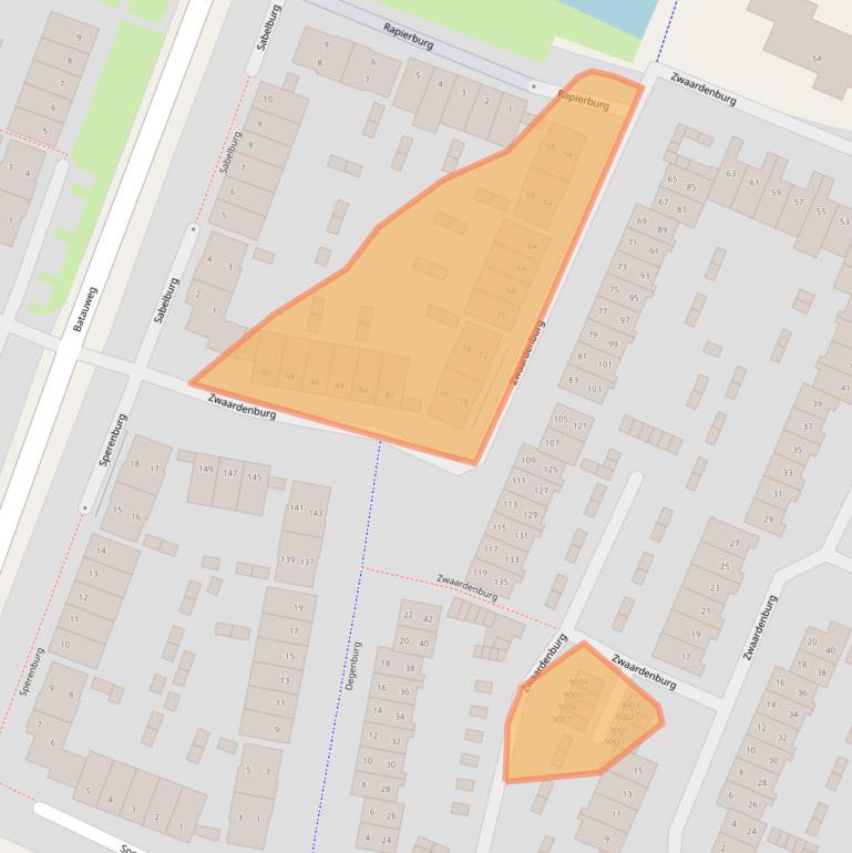 Kaart van postcodegebied 3437RR.