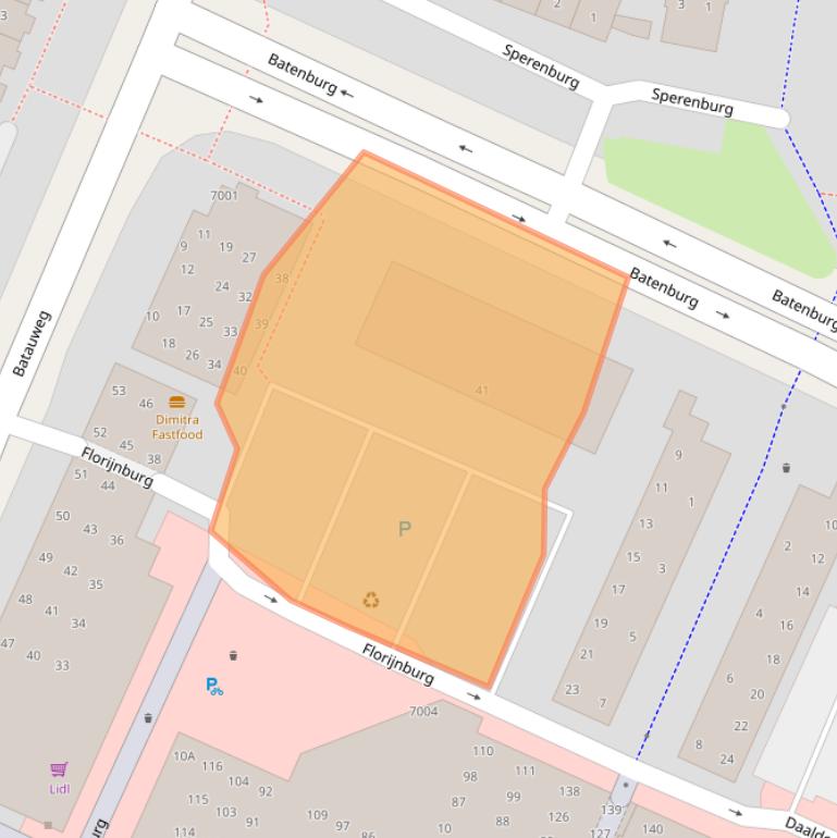 Kaart van postcodegebied 3437SR.