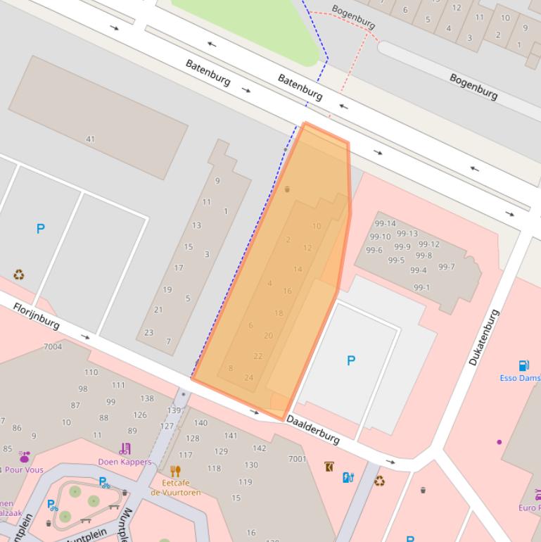 Kaart van postcodegebied 3437SW.