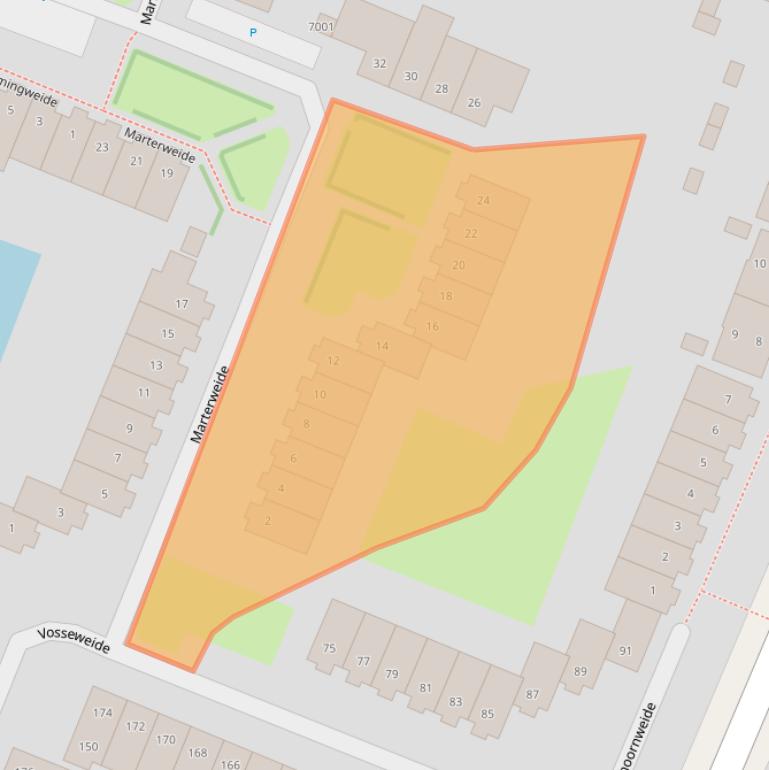 Kaart van postcodegebied 3437TN.