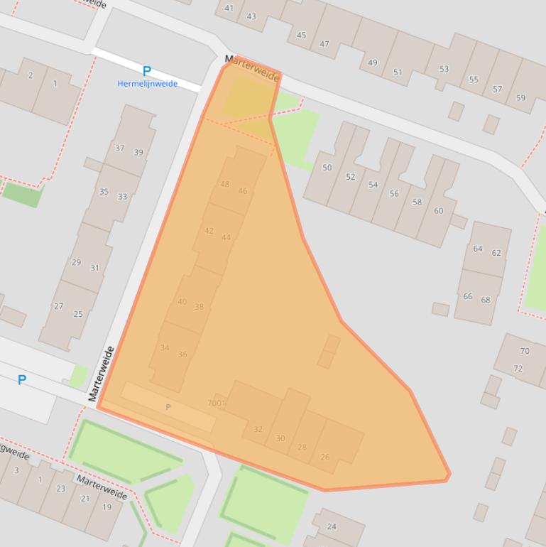 Kaart van postcodegebied 3437TP.