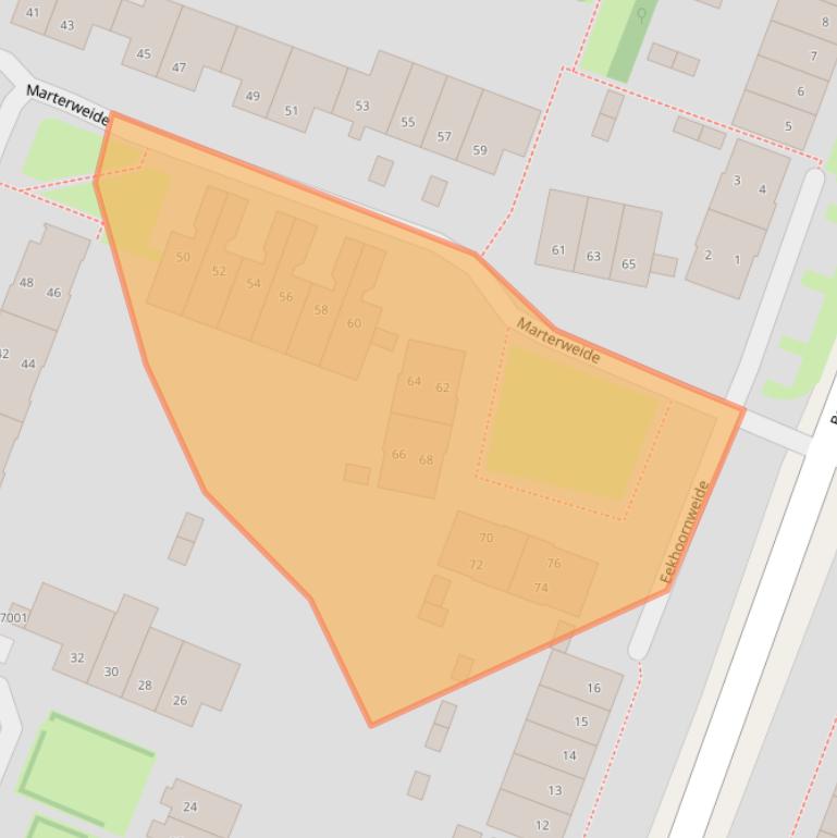 Kaart van postcodegebied 3437TR.