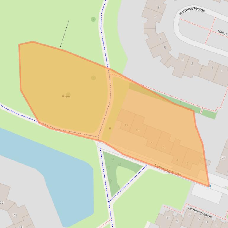 Kaart van postcodegebied 3437TT.