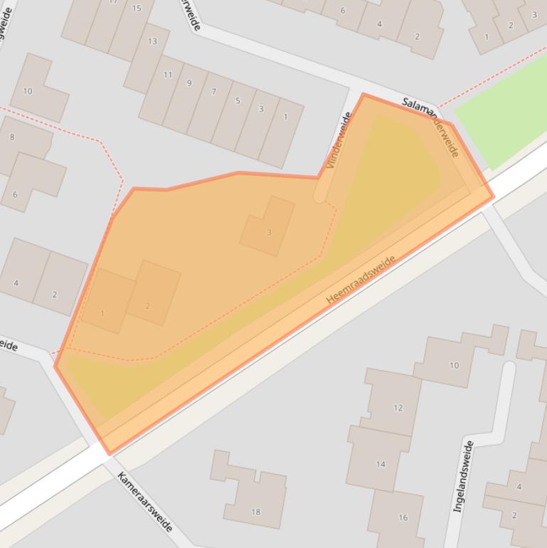 Kaart van postcodegebied 3437VG.