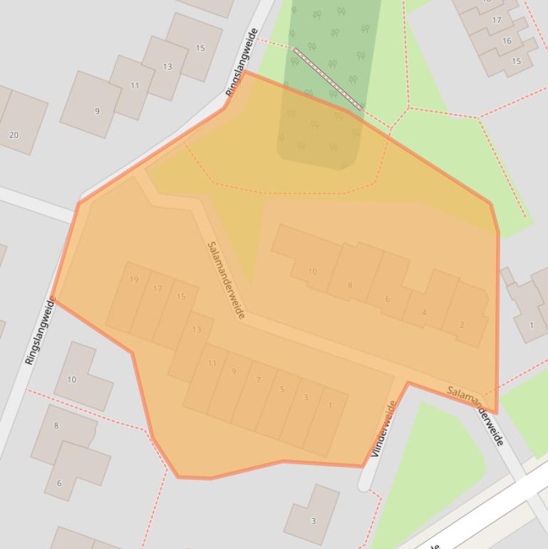 Kaart van postcodegebied 3437VH.