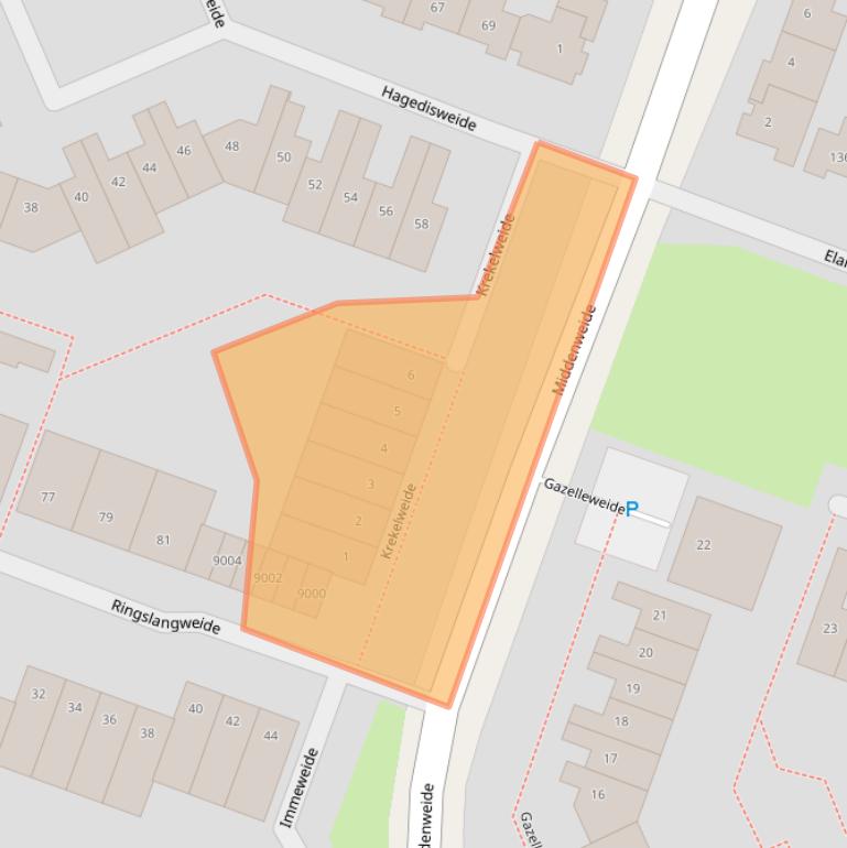 Kaart van postcodegebied 3437VM.