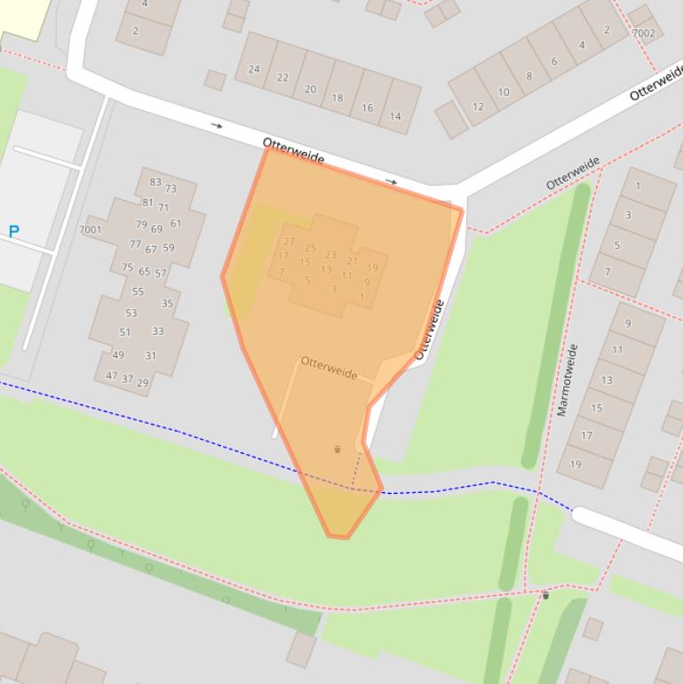 Kaart van postcodegebied 3437WC.