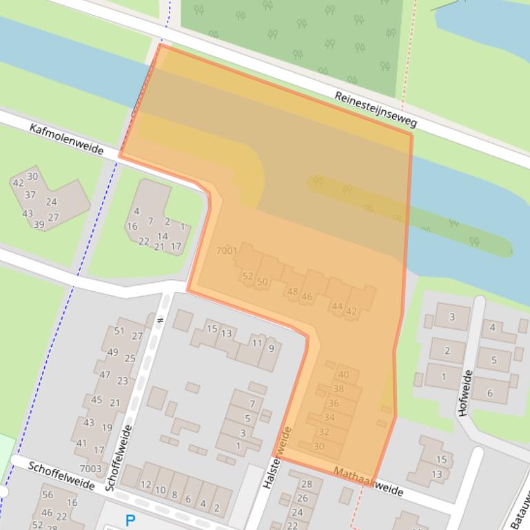 Kaart van postcodegebied 3437XR.