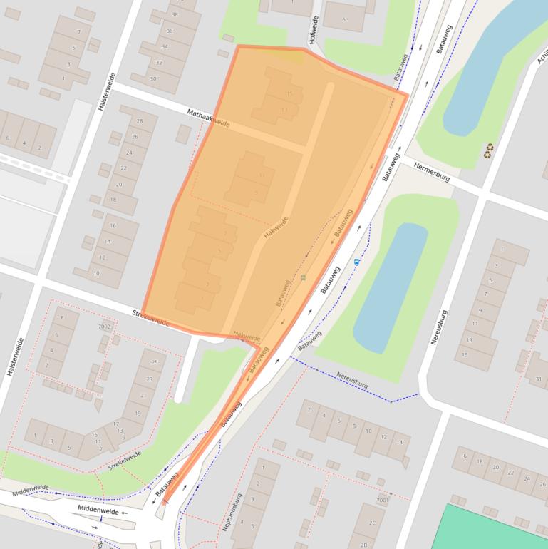 Kaart van postcodegebied 3437XZ.