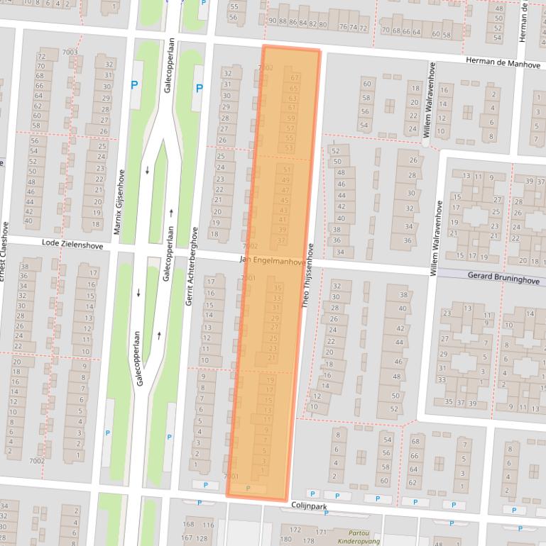 Kaart van postcodegebied 3437ZG.