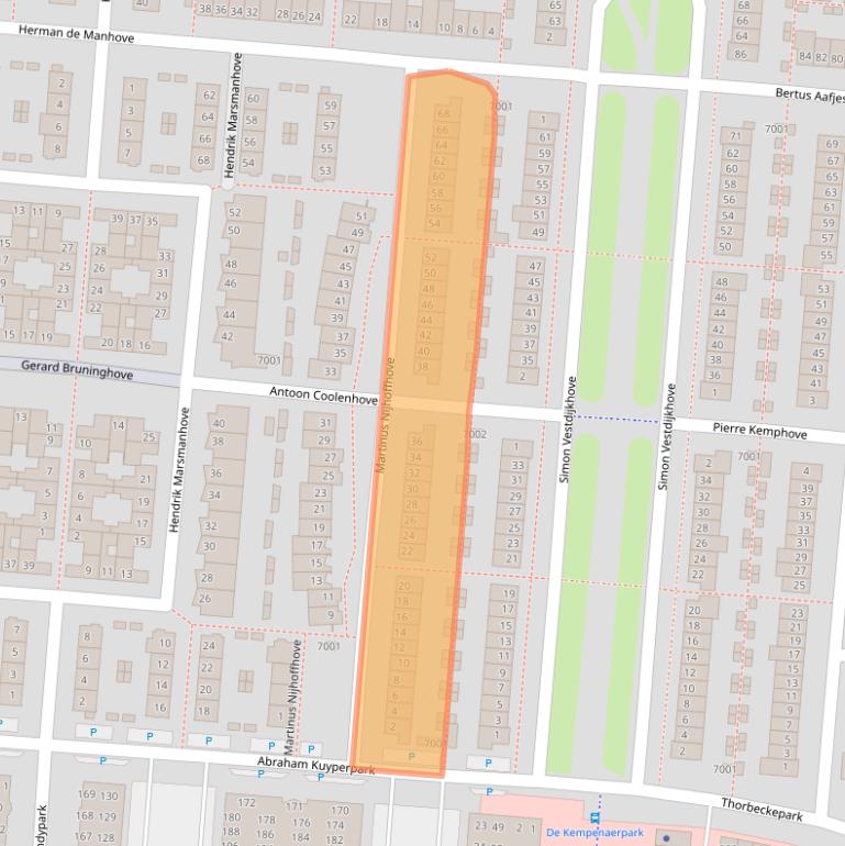 Kaart van postcodegebied 3437ZR.