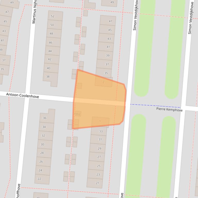 Kaart van postcodegebied 3437ZS.