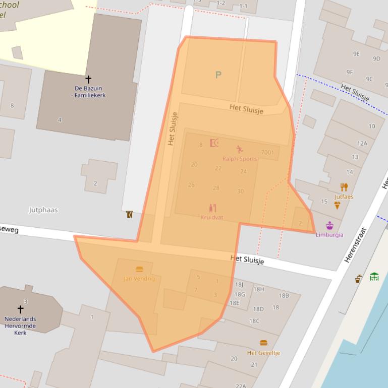 Kaart van postcodegebied 3438AH.