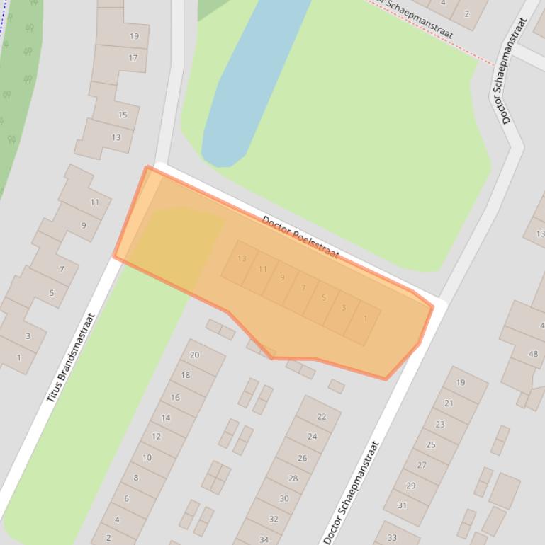 Kaart van postcodegebied 3438AS.