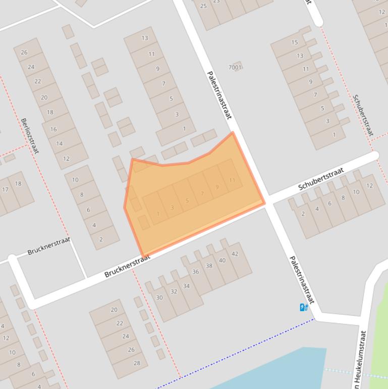 Kaart van postcodegebied 3438BK.