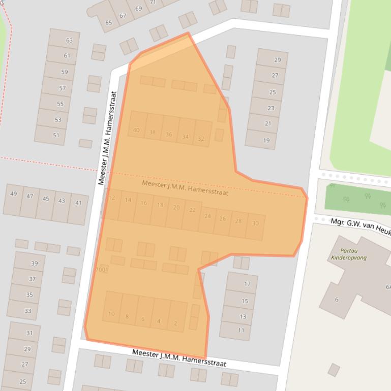 Kaart van postcodegebied 3438BW.