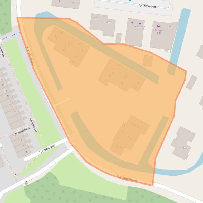 Kaart van postcodegebied 3438EA.