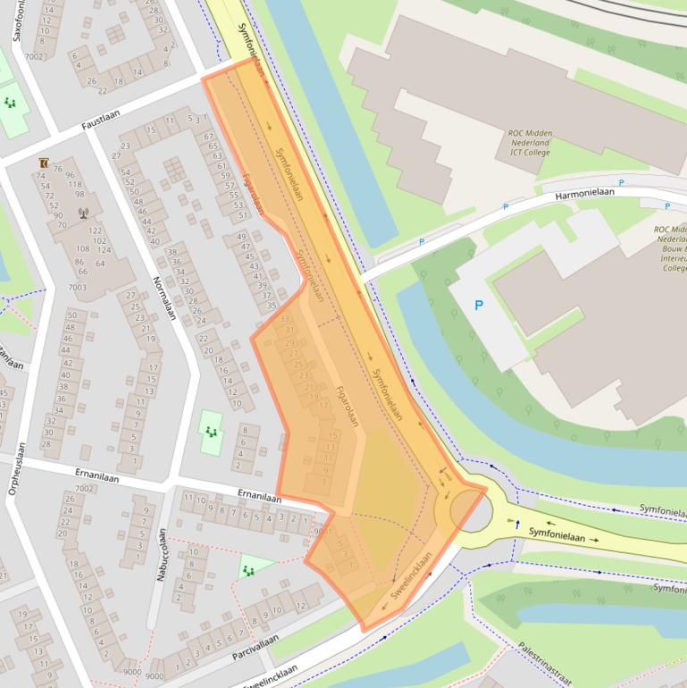 Kaart van postcodegebied 3438EL.