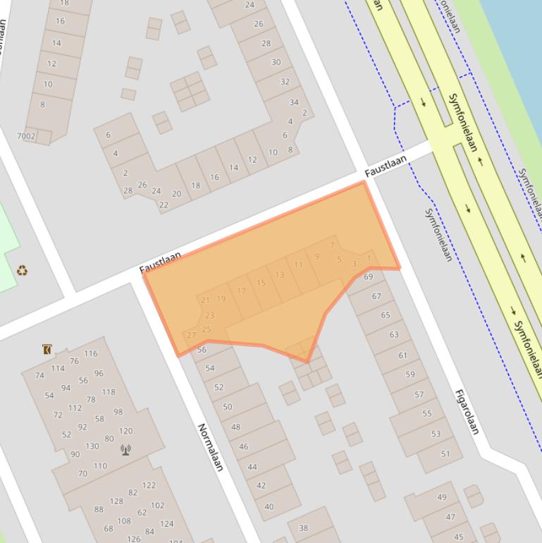 Kaart van postcodegebied 3438ES.