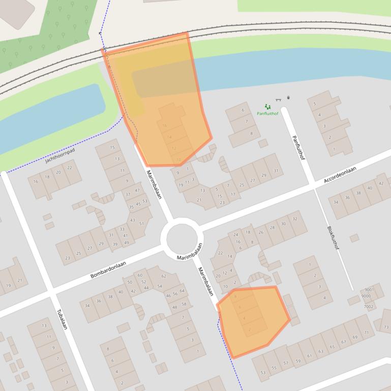 Kaart van postcodegebied 3438GB.