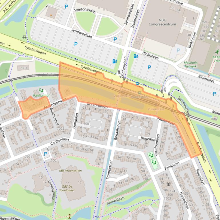 Kaart van postcodegebied 3438GC.