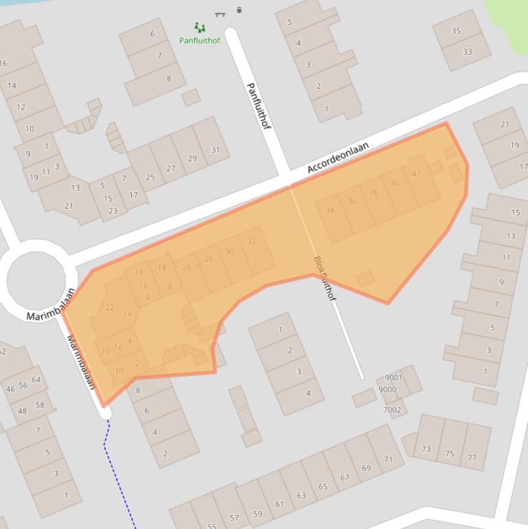 Kaart van postcodegebied 3438GD.